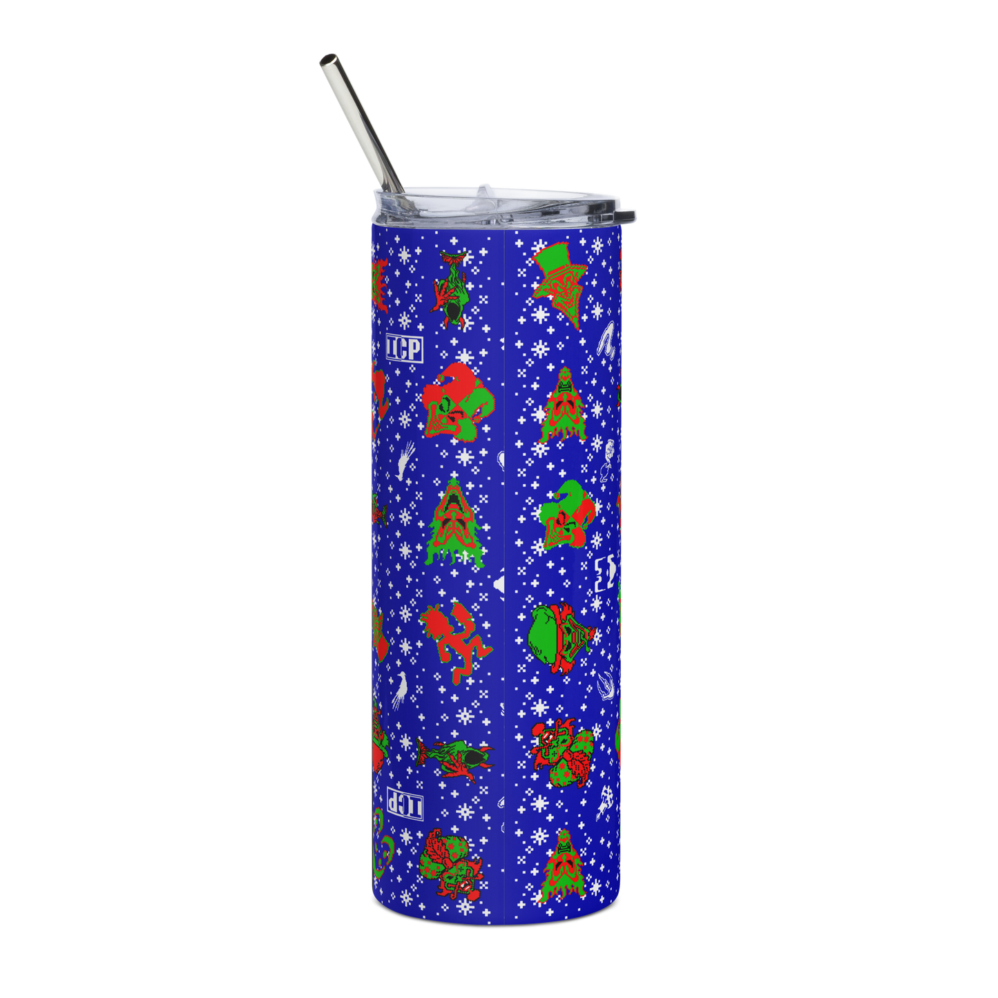 Holiday Joker's Card Tumbler