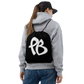 PuBoo Black Drawstring Bag