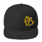 PuBoo Golden Logo Snapback Hat