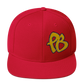 PuBoo Golden Logo Snapback Hat