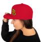 PuBoo Golden Logo Snapback Hat