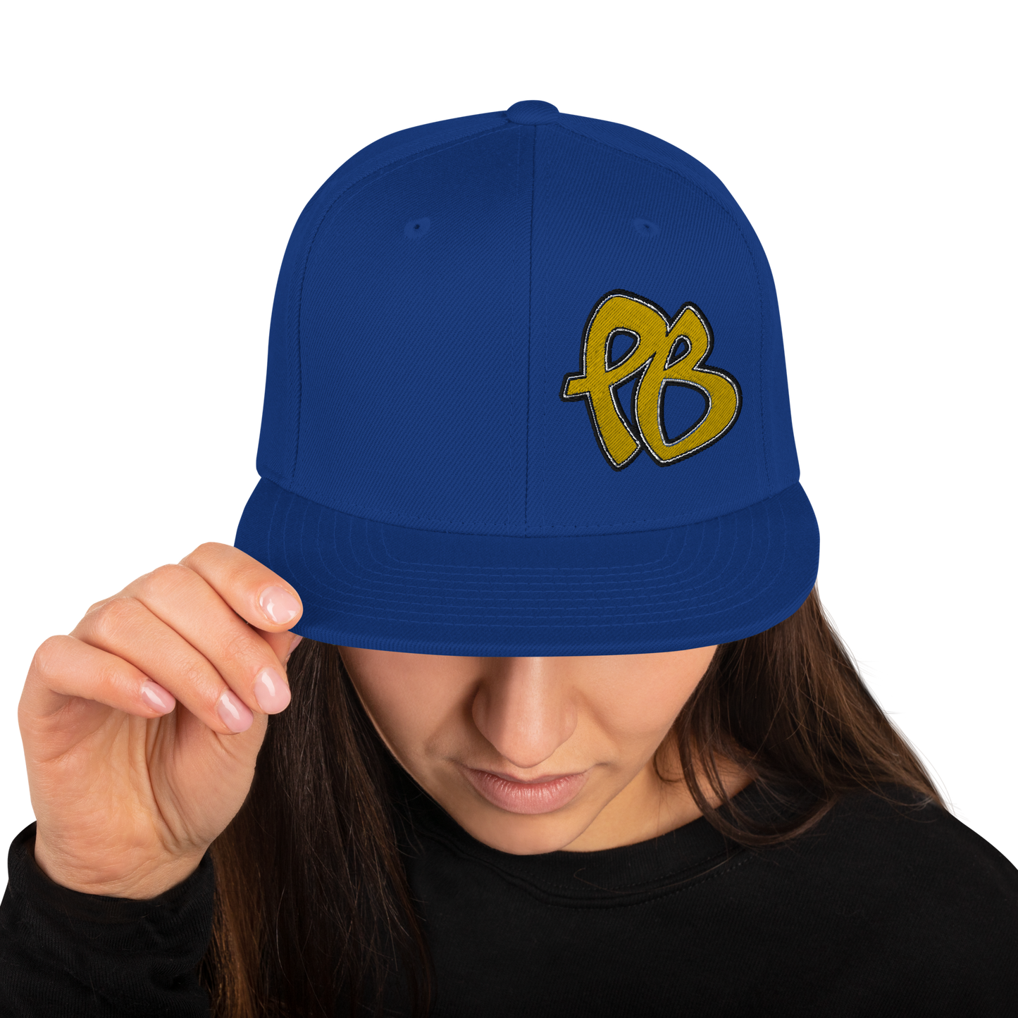 PuBoo Golden Logo Snapback Hat