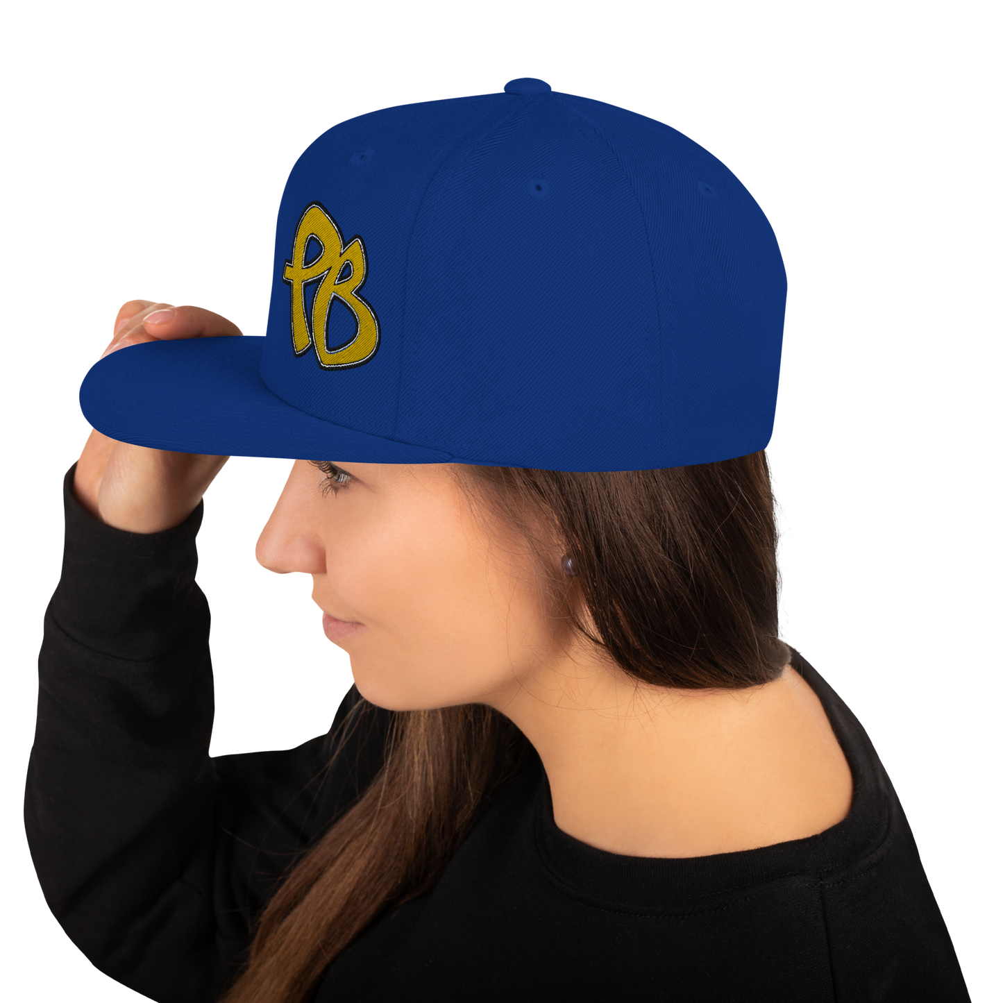 PuBoo Golden Logo Snapback Hat