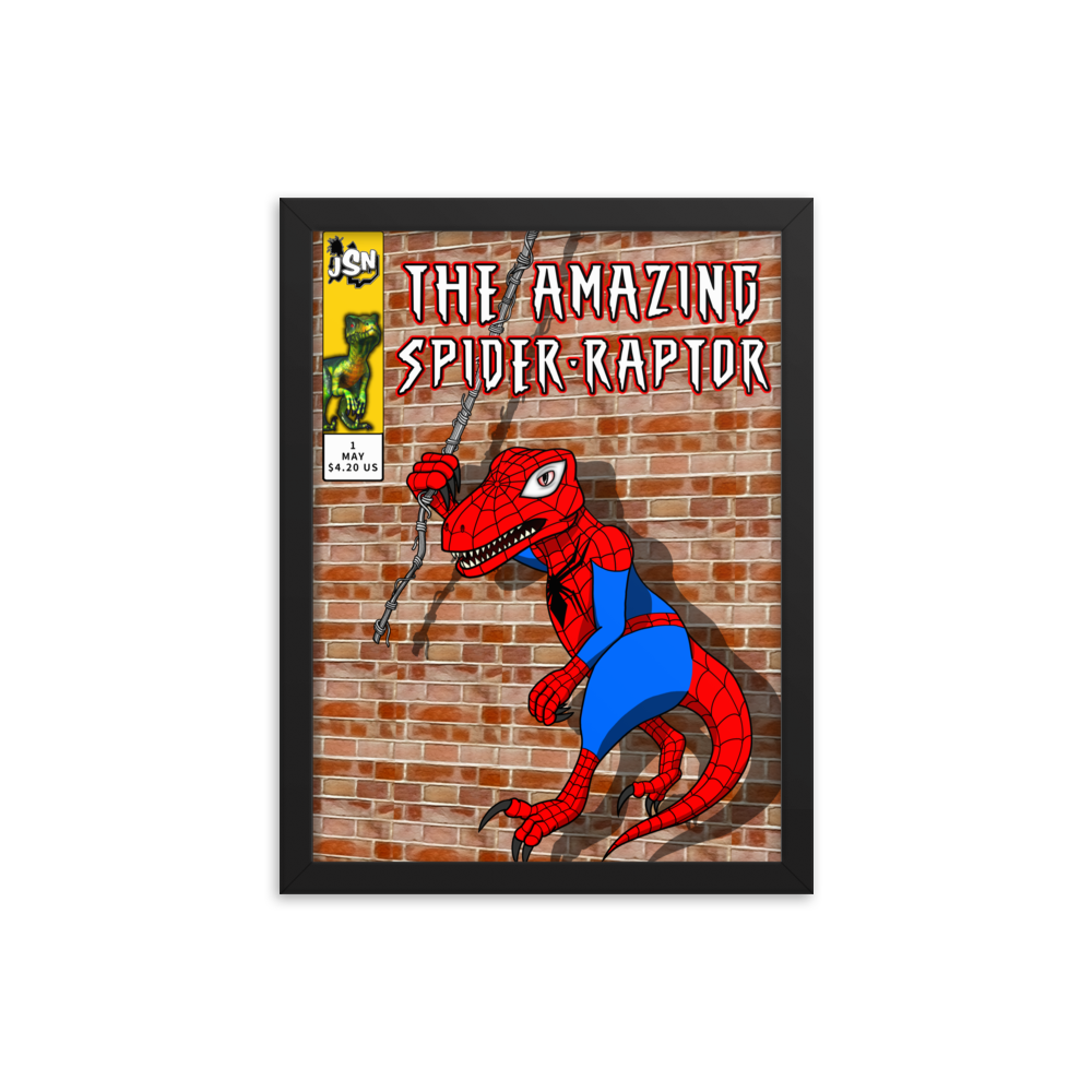 Spider-Raptor Comic Cover Art