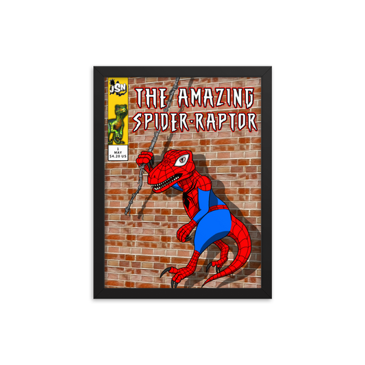 Spider-Raptor Comic Cover Art