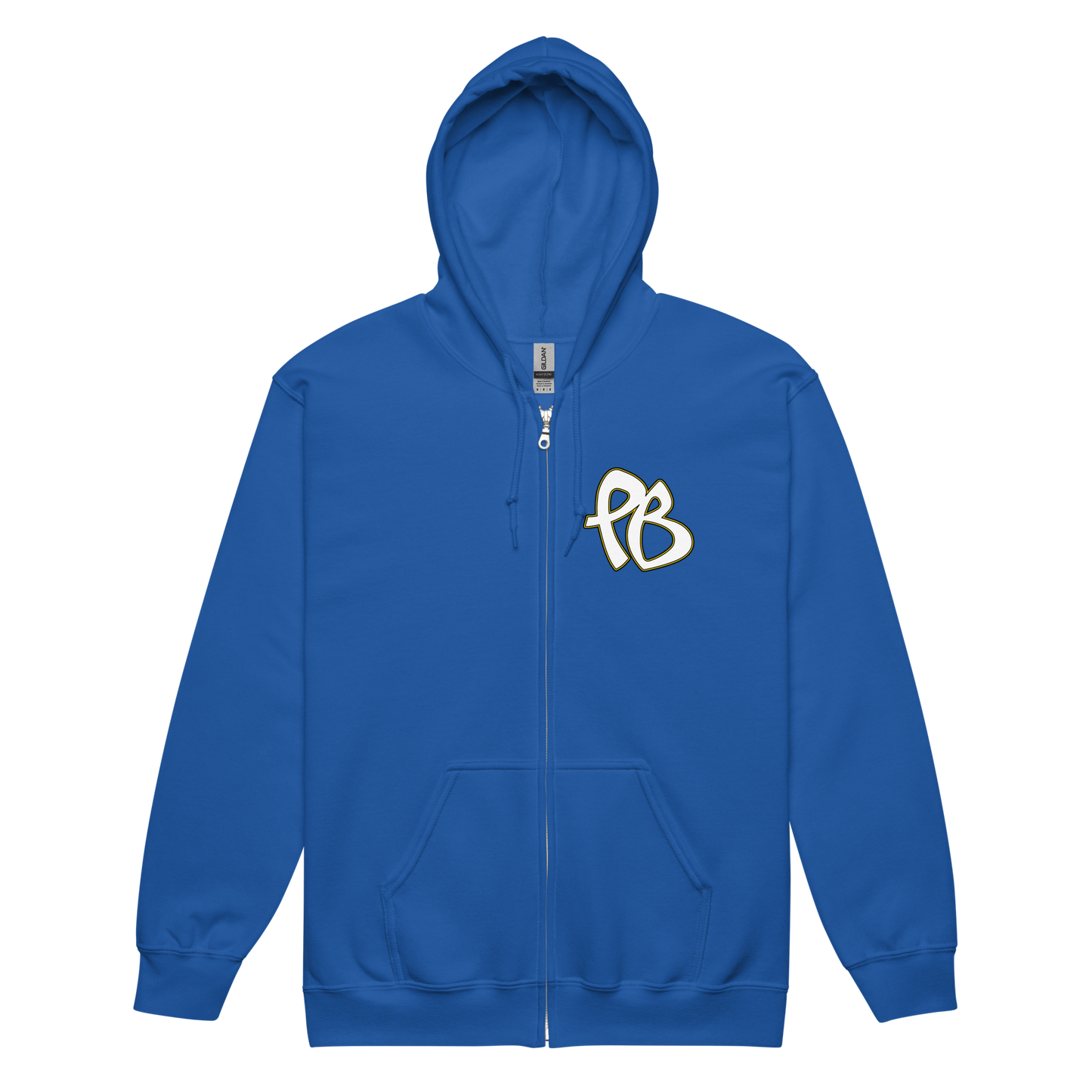 PuBoo Blue Zip-Up Hoodie