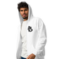 PuBoo White Zip-Up Hoodie